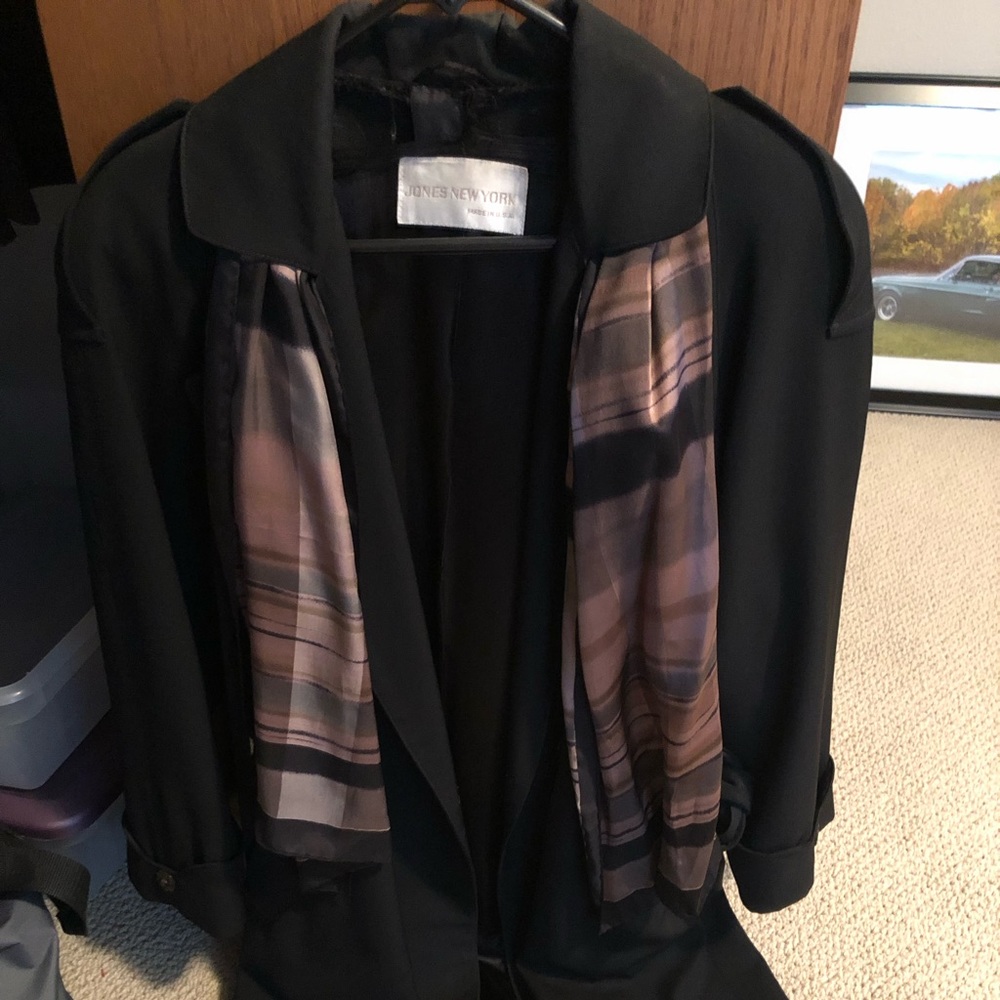 Dressy coat with scarf